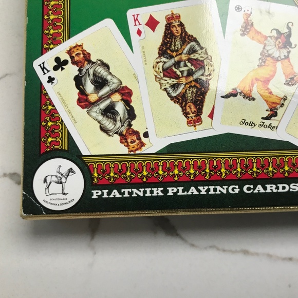 Vintage Tudor Rose Piatnik Playing Cards No 2137 Collector Whist Bridge Canasta - Picture 9 of 9